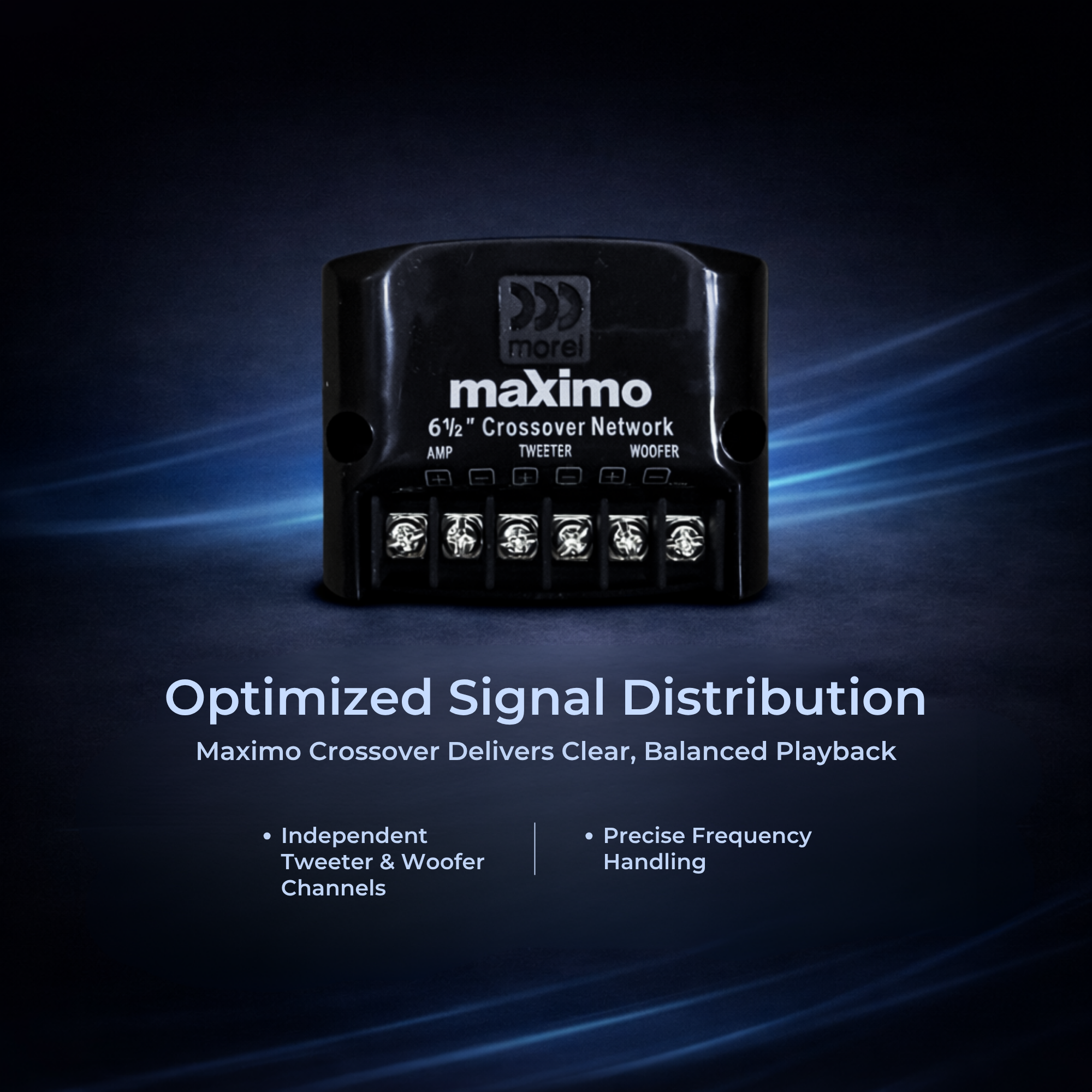 Morel Maximo 6.5" 2-Way Component System – Premium Sound Quality with Detailed Highs & Rich Midbass