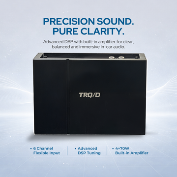 TRQ/D Car Audio DSP with Built-In Amplifier