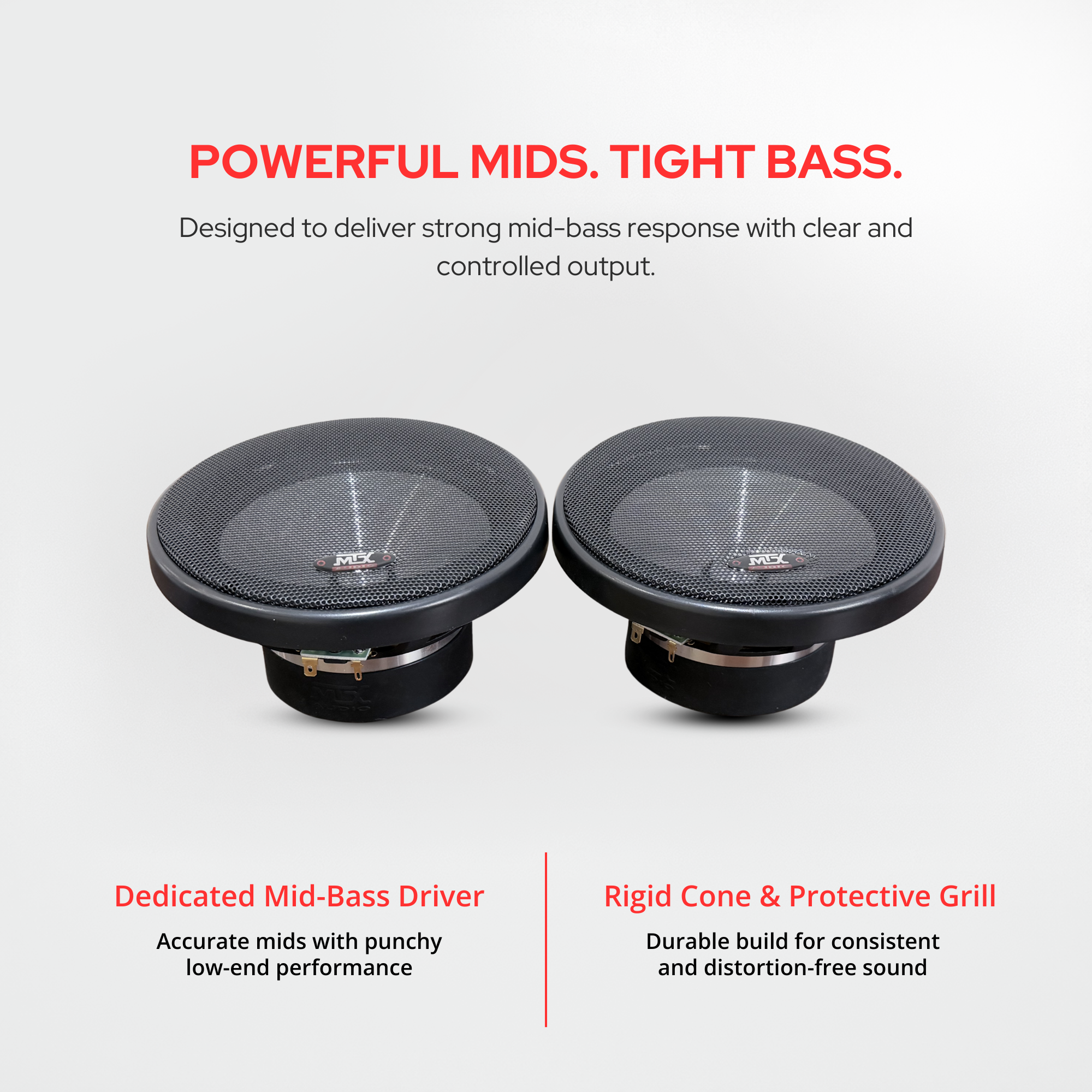 MTX Audio CTC-160 6.5” Component Speakers – Premium Sound Clarity with Powerful Bass & Precision Highs