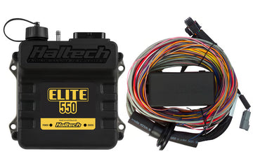 Haltech Elite 550 + Premium Universal Wire-in Harness Kit Length: 2.5m (8')