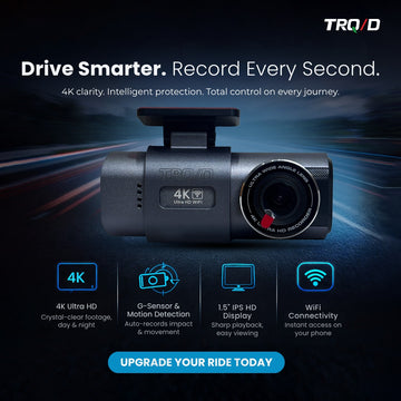 TRQD Discovery Dash Cam Front and Rear 4k 1080