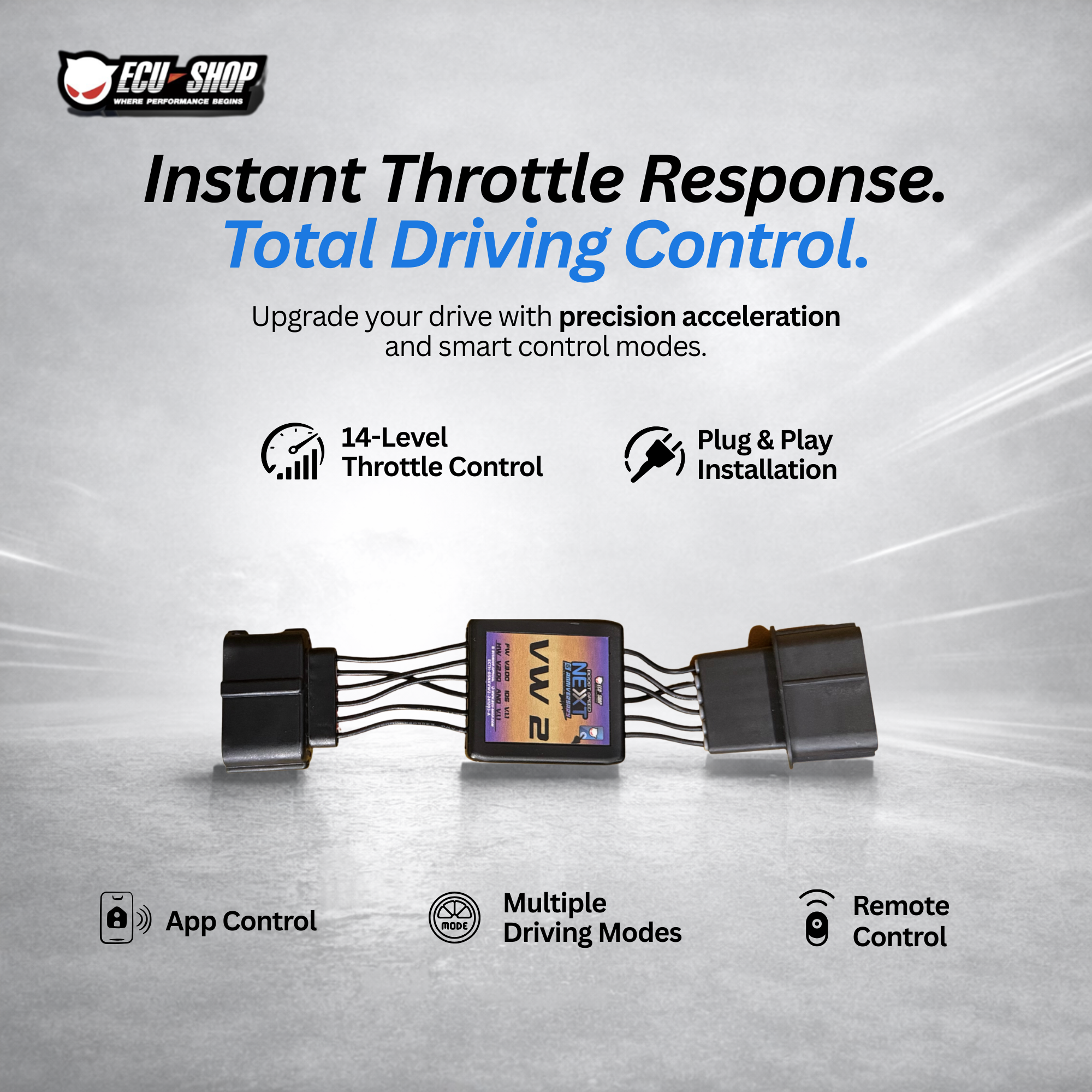ECU SHOP Boost Speed Next 16th Throttle Controller for Skoda Cars